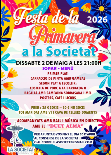 Cartell de l'activitat