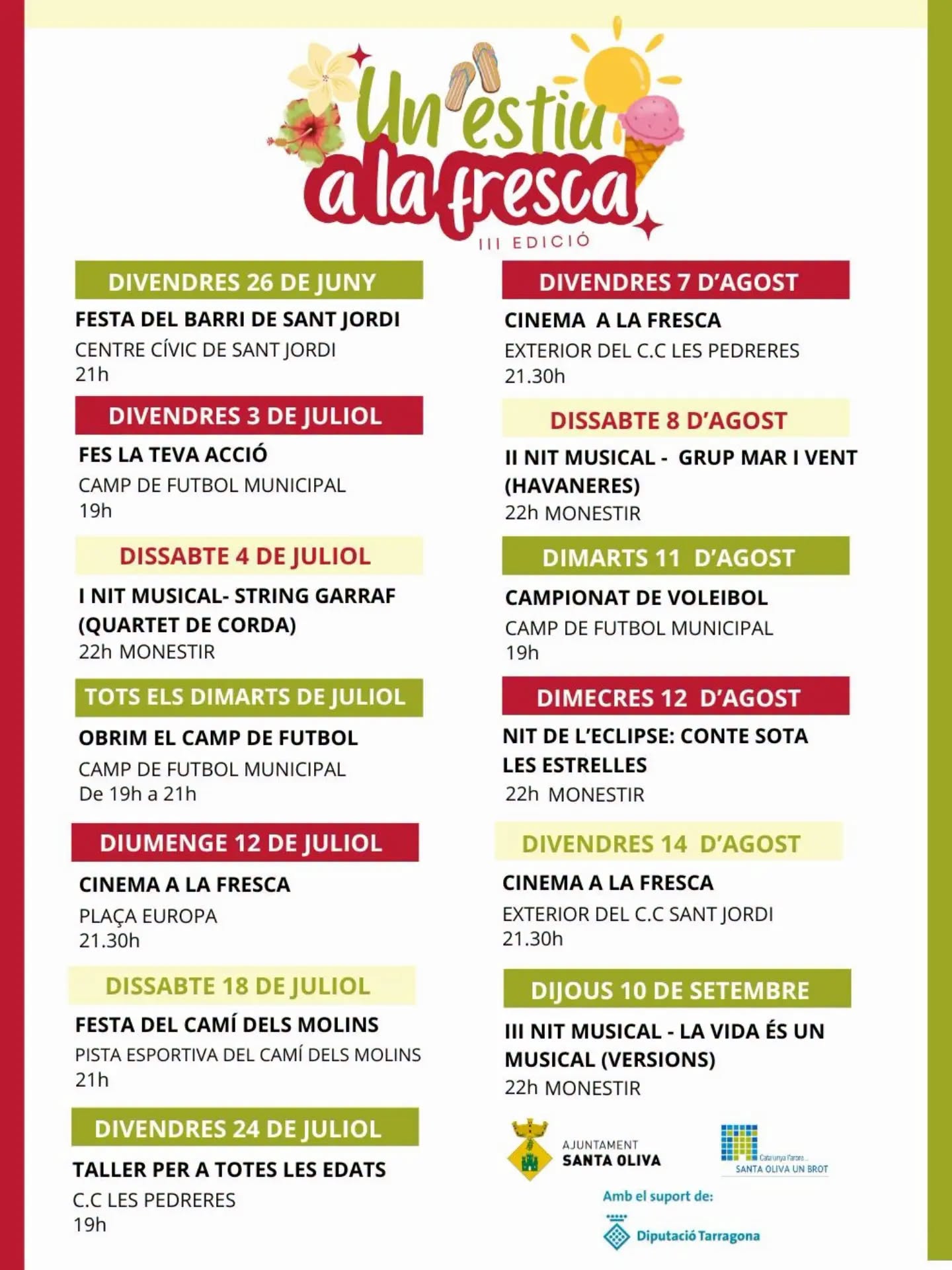 Cartell de l'activitat