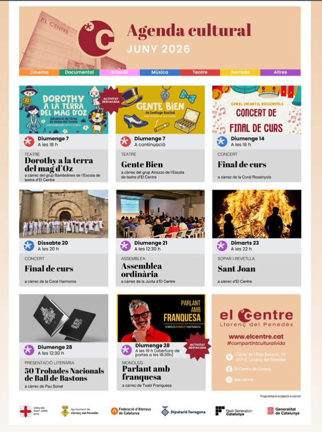 Cartell de l'activitat