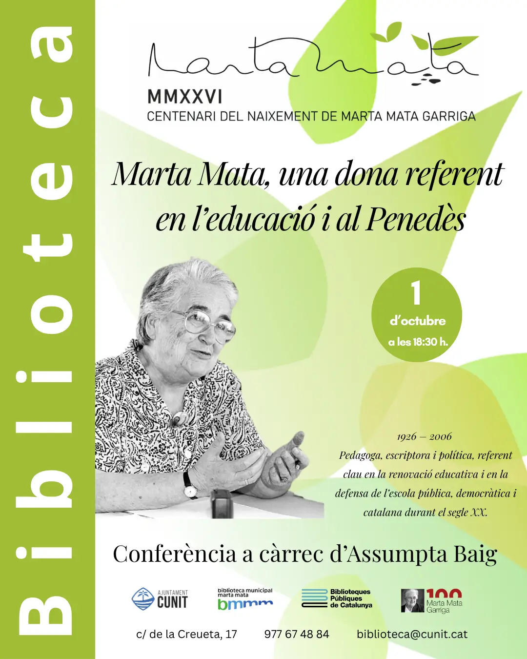 Cartell de l'activitat