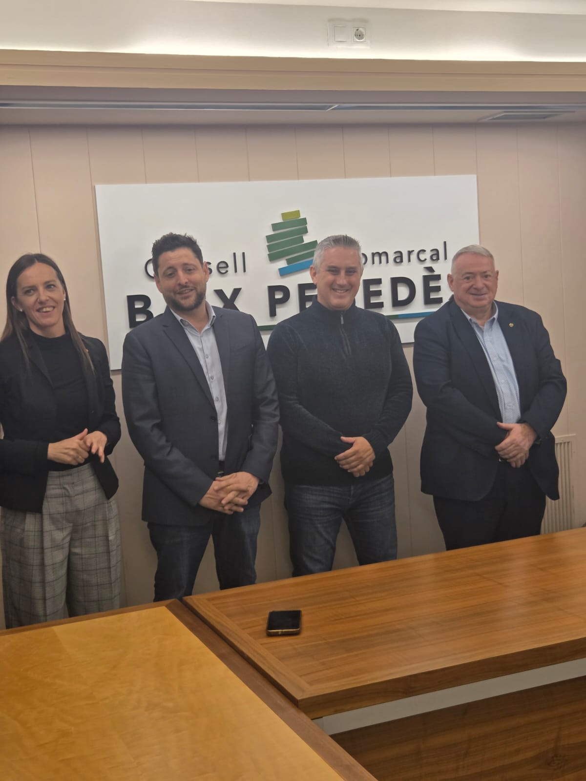 Reunió del Consell amb la Diputació