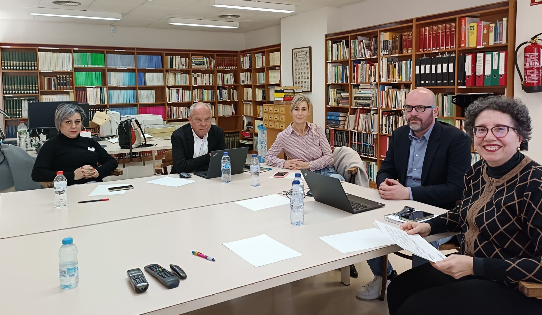 Un moment de la reunió