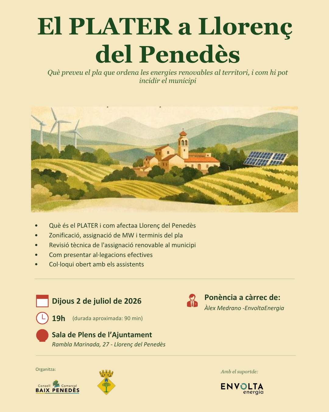 Cartell PLater a Llorenç