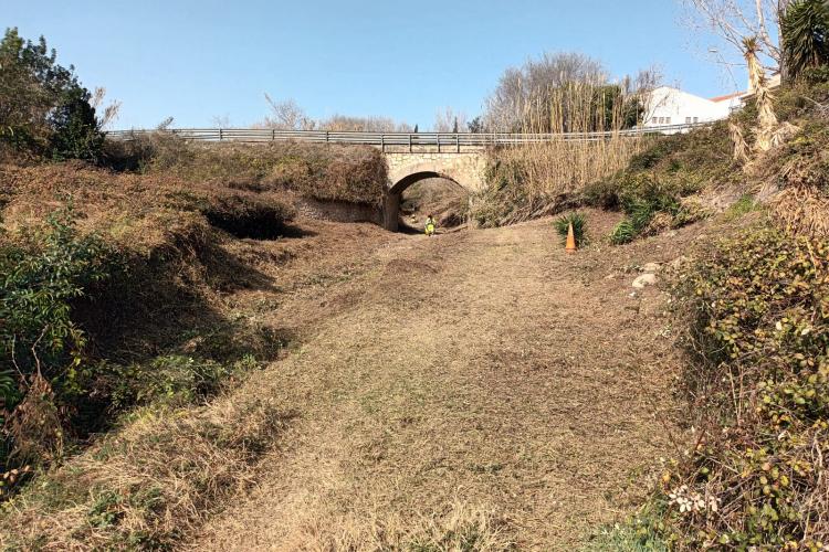 Actuació al torrent de la Bisbal