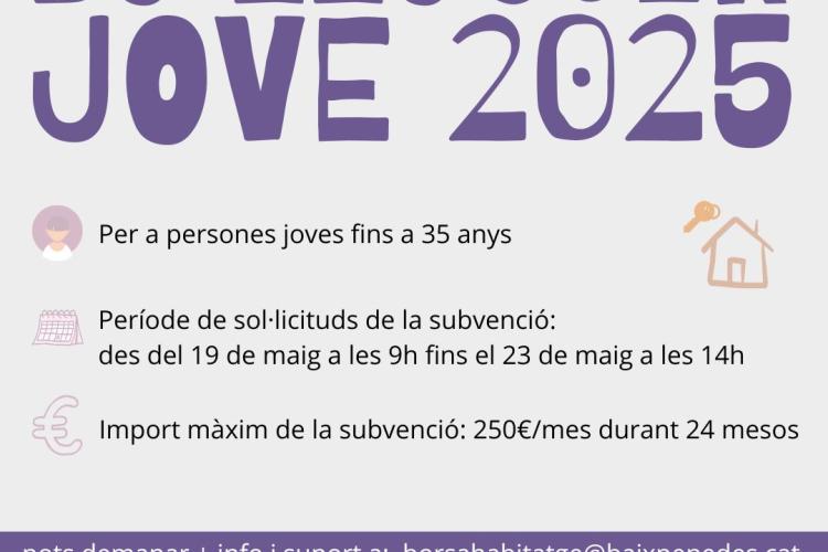Cartell bo lloguer jove