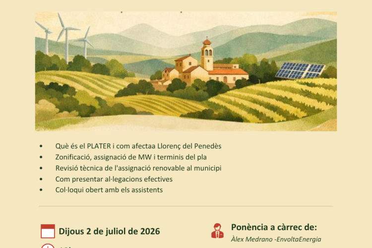 Cartell PLater a Llorenç