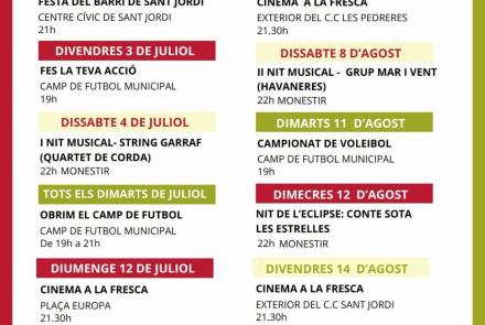 Cartell de l'activitat