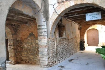 Imatge de les voltes de Can Baró